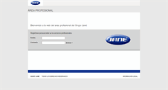 Desktop Screenshot of clientes.jane.es